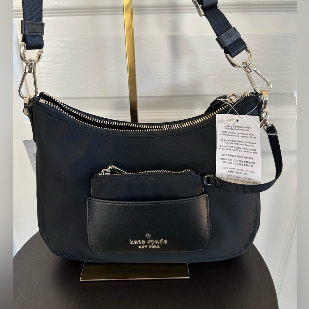 Kate Spade Chelsea Crossbody with Coin Pouch – Black NWT